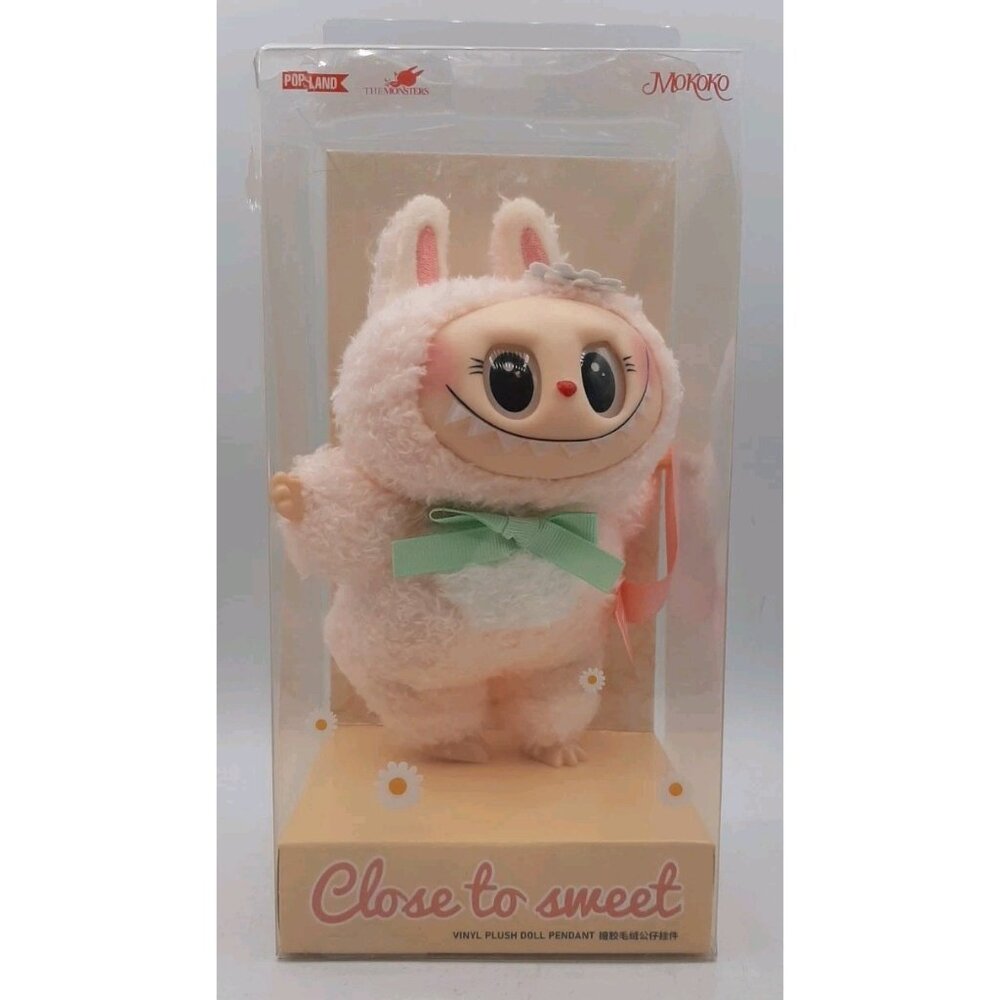 POP LAND Mokoko Close to sweet Vinyl Plush Doll Pendant NEW The Monsters